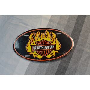 Harley-Davidson license plate, classic "Bar and Shield" logo